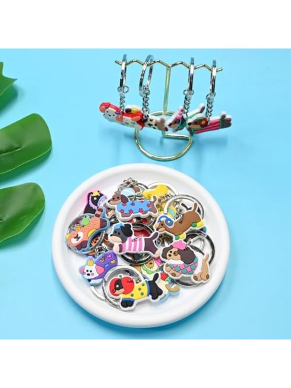 Cute DIY Keychain Charms for Girls | Bulk Backpack Keychains & PVC Key Rings - Picture 2 of 6